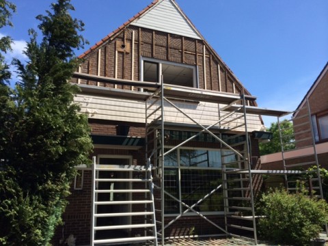 kozijn en gevelbekleding